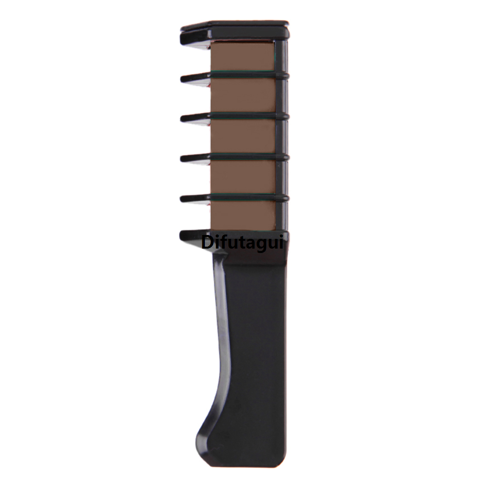 Difutagui Non-toxic One-Time Mini Hair Color Comb Fashion Dye Hair Chalk Cream Salon Hair Wax