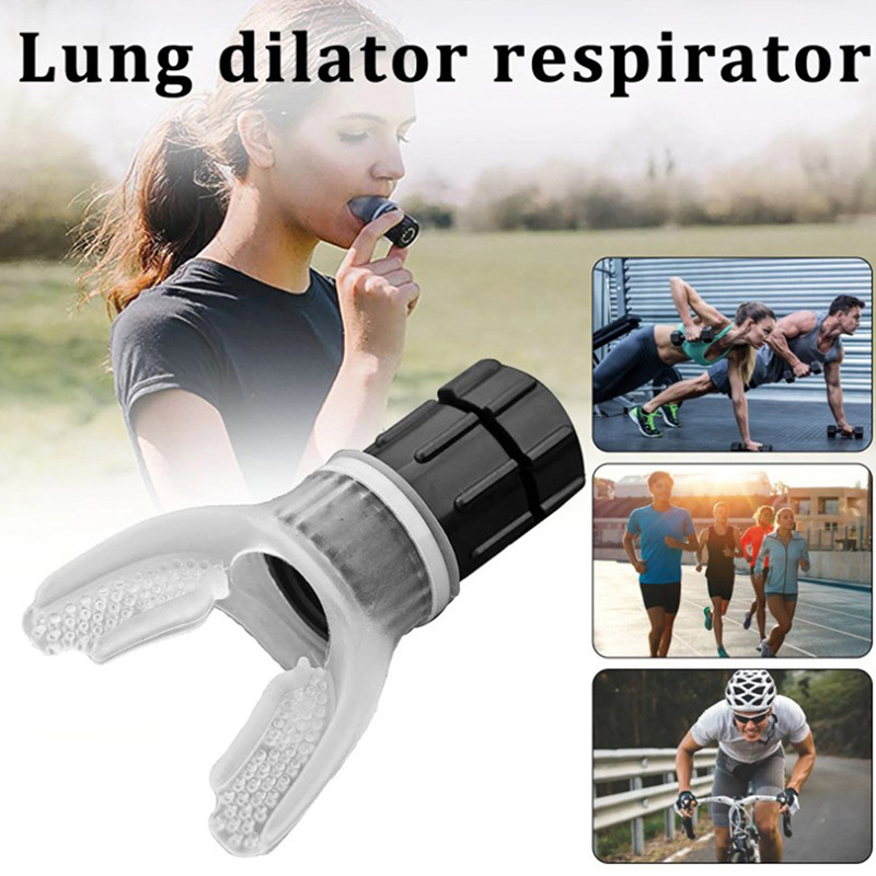 Fitness Trainer Portable Spirometry Abdominal Breathing Trainer Cardio Muscle Adjustable Resistance