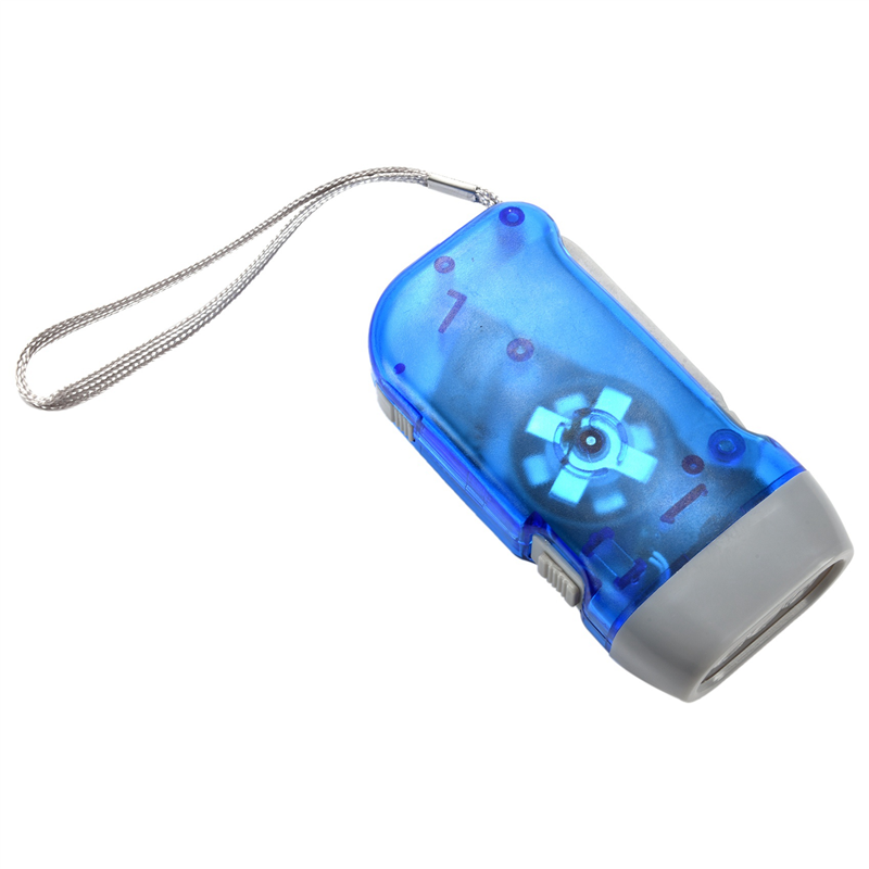 fasdaga 5X Hand-Press LED Flashlight Lantern Dynamo Mini Flashlight LED Emergency Home Dynamo Torch Lamp