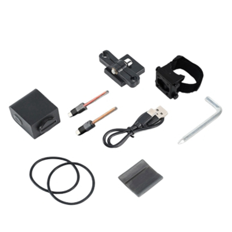 NAMUNY Quick Release Flowing Tail Light Set Bike Night Ride Navigation Light for Road Mountain Bike Warning Tail Light