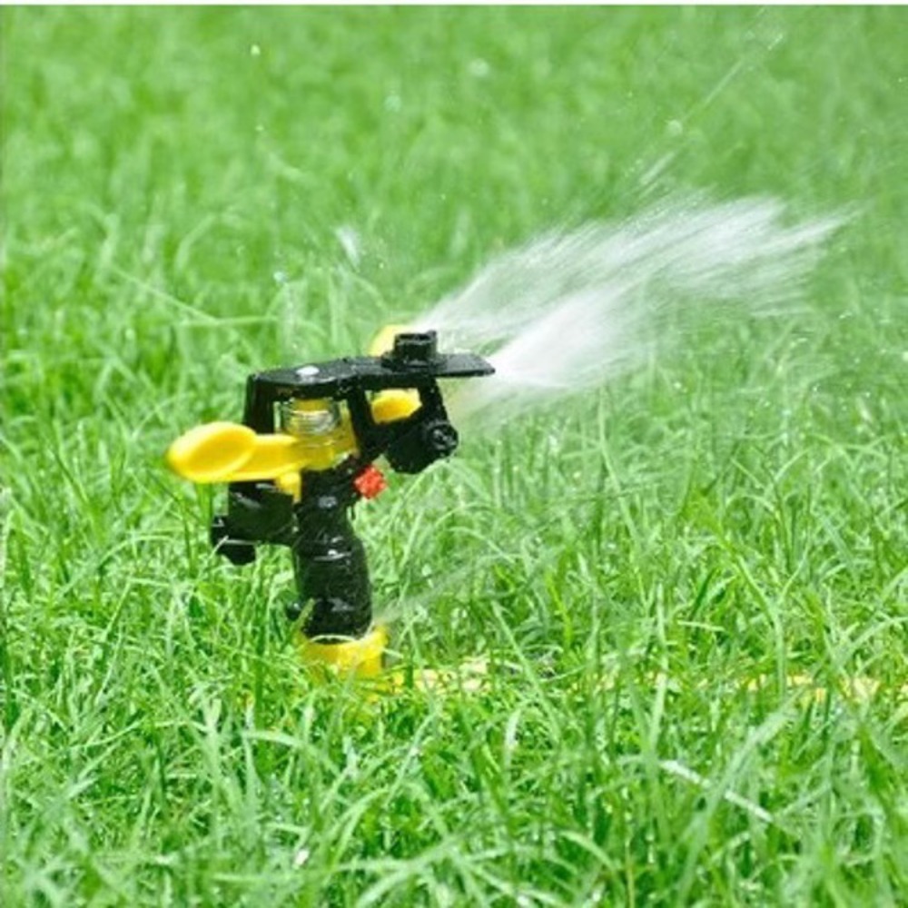 New Plastic Automatic Rotating Sprinkler Agriculture Controllable Angle 360 Degree Watering Nozzle Automatic Jet Sprinkler