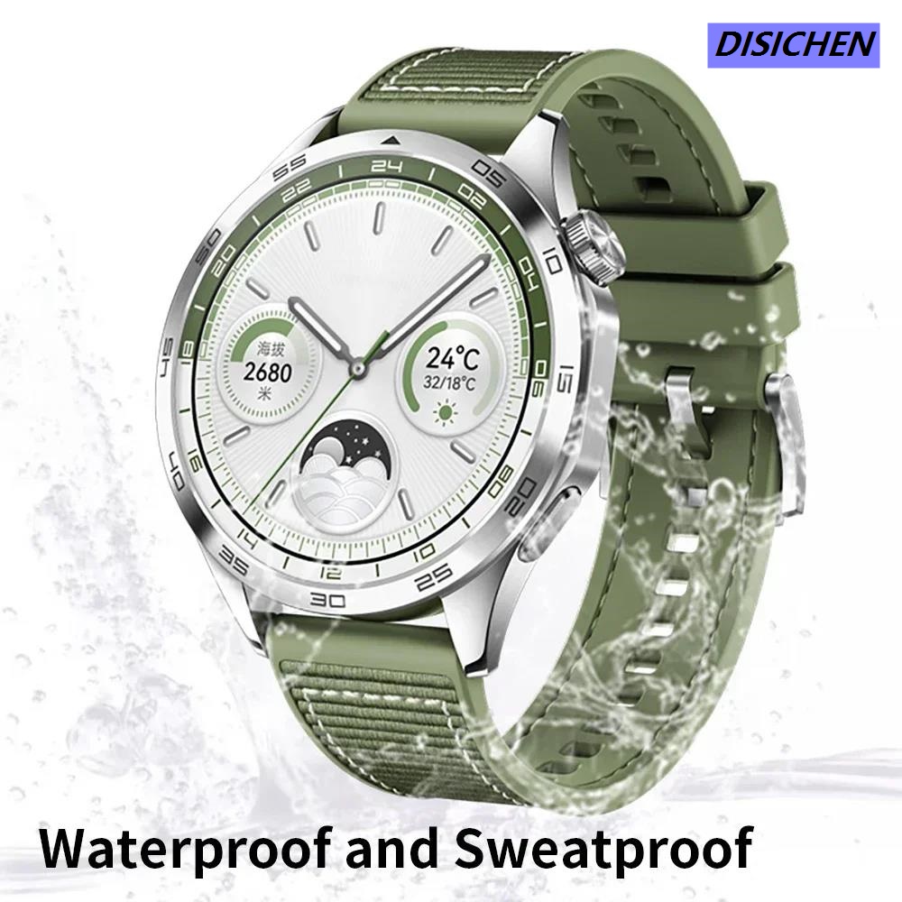 DISICHEN 22mm Woven Braid Belt Official Strap For Huawei Watch GT4 band Wristband for Huawei Watch4 GT3 Pro Bracelet Watchband