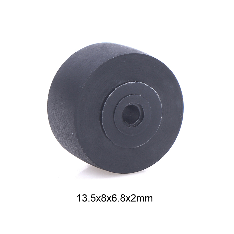 New specials 1Pc 13.5x8x6.8x2mm Rubber Pinch Roller Belt Wheel For Tape Recorder Deck Cassette Movement Radio Audio Drive Player Accessories@#A JUE