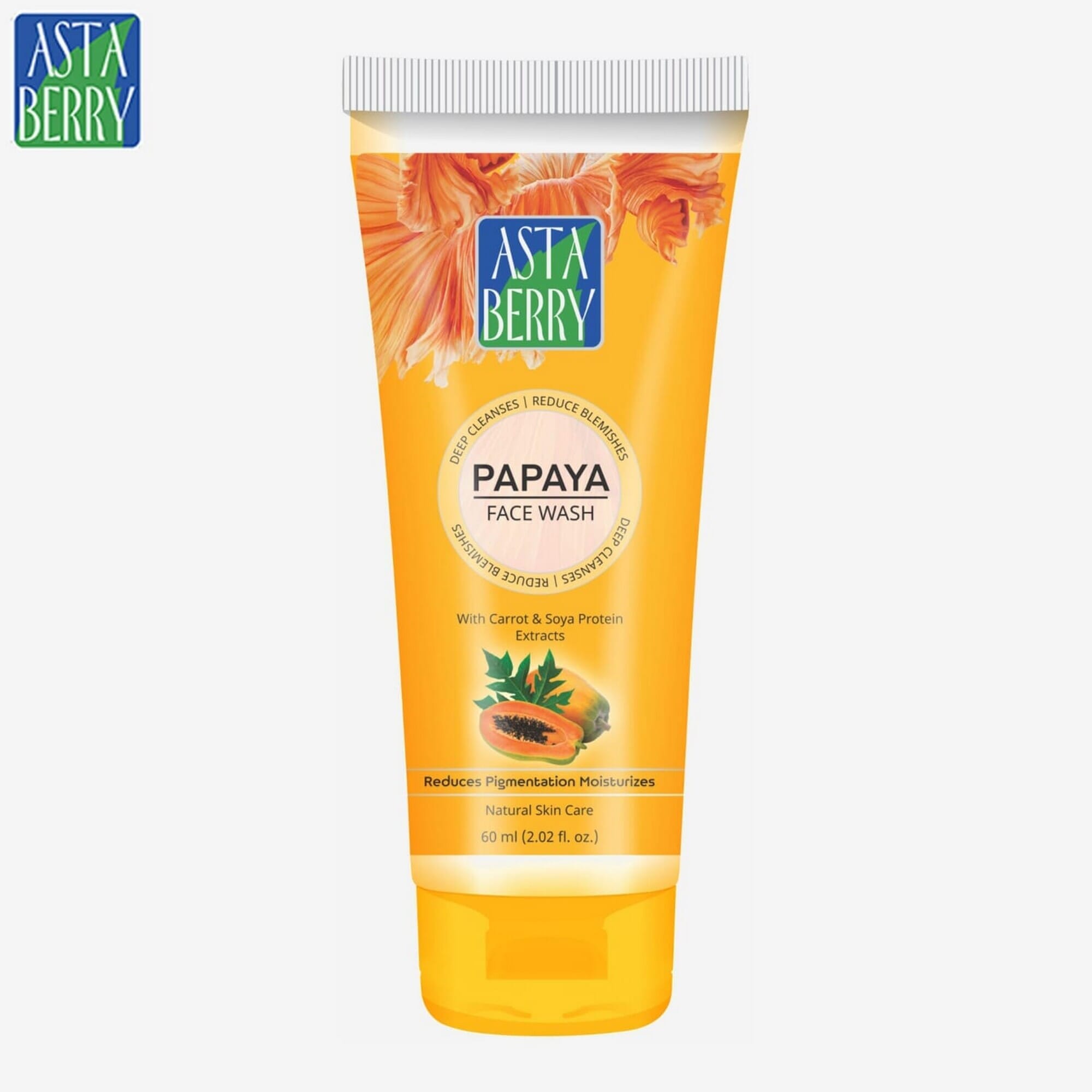 ASTABERRY WINE FACE WASH, 60ML