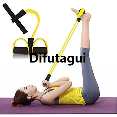 Difutagui New style Professional Rubber Tummy Trimmer Stomach and Affordable Weight Loss Equipment Abs Exerciser -Single Spring