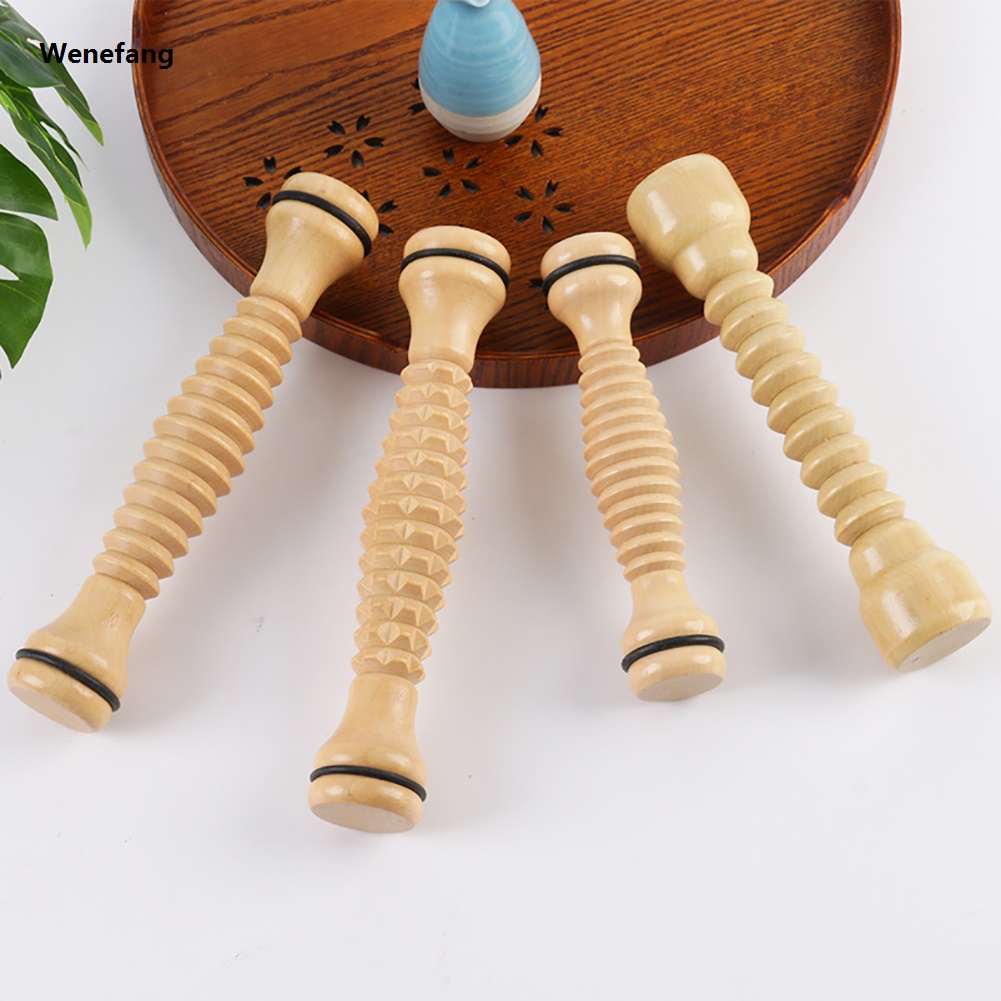 Wenefang Wooden Foot Roller Wood Care Massage Reflexology Relax Relief Massager Spa Gift Anti Cellulite Foot Massager Care Tool