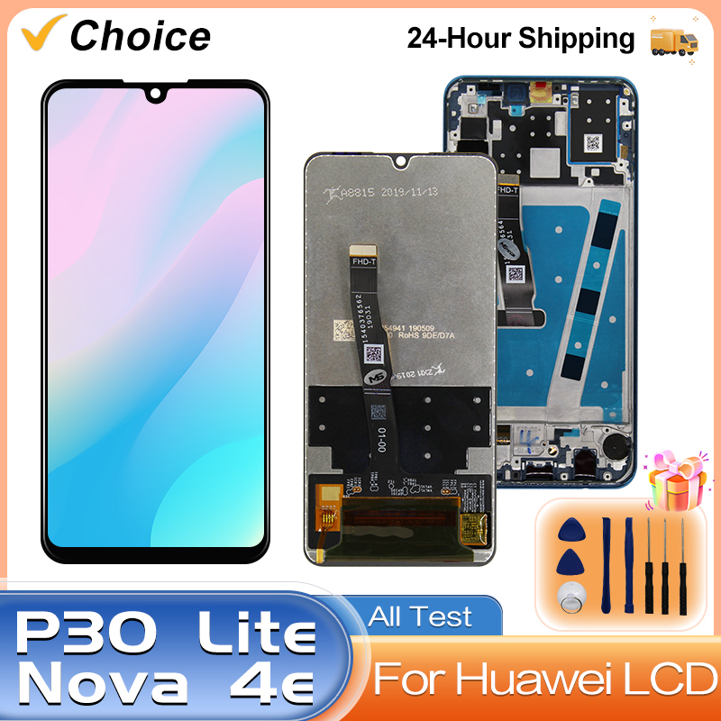 Clearance sale CHOICE For Huawei P30 lite LCD Display Touch Screen Digitizer For Huawei Nova 4E Display MAR-LX1 MAR-AL00 MAR-LX2 Replacement