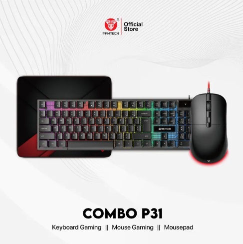 Fantech 3 in 1 Combo P31 Gaming Keyboard Mouse Mousepad