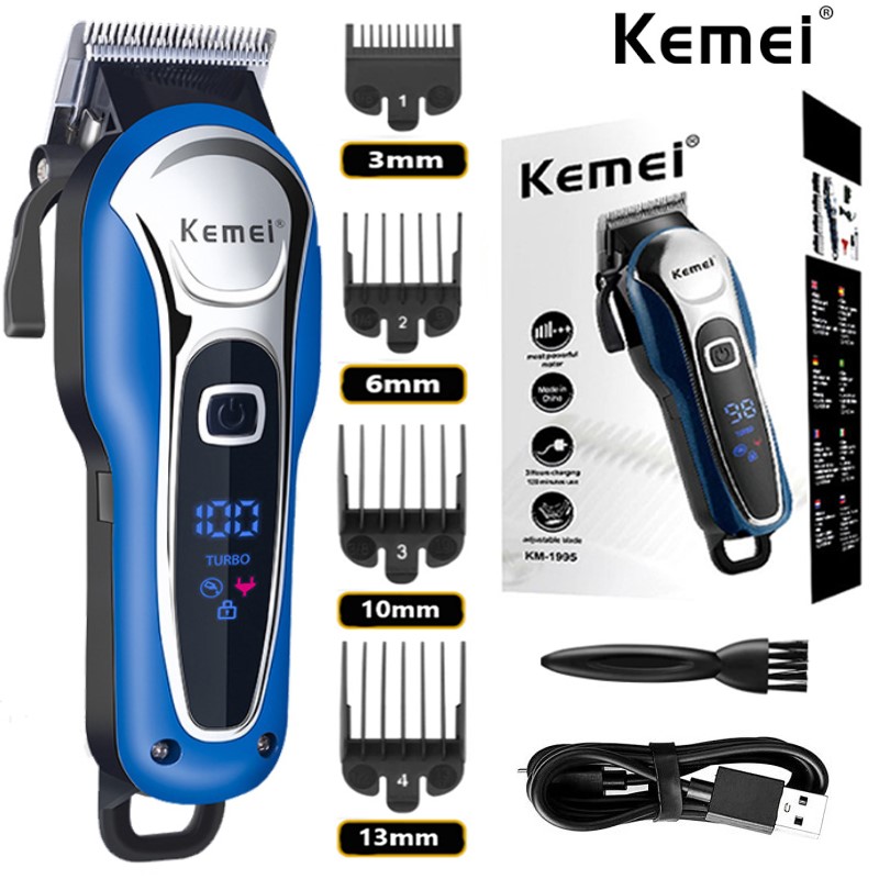 New Kemei barber professional hair trimmer for men electric beard cutter hair cutting machine hair cut cordless corded KM-1995