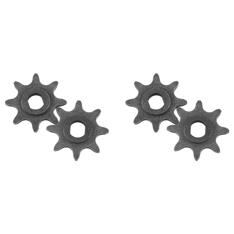 FORIDE 4x Electric Scooter 8 Tooth Sprocket 410 Chain Motor 1/2Inch X1/8Inch Engine Chain Pinion 8T Gear for MY1020 Motor