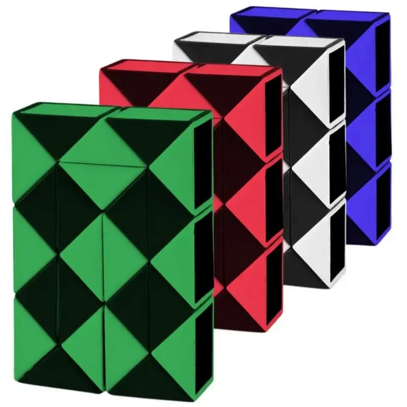 Plastic Puzzles 3D Cool Snake Magic Variety Popular Twist Kids Game