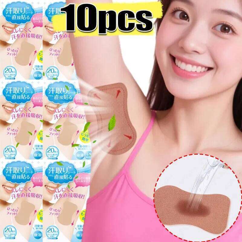 1-10pccs New Unisex Summer Deodorants Underarm Anti Perspiration Pads Disposable Armpit Absorb Sweat Shield Pad