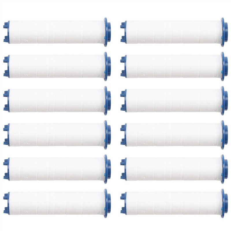 12Pcs Turbo Fan Shower Filters for Propeller Driven Handheld