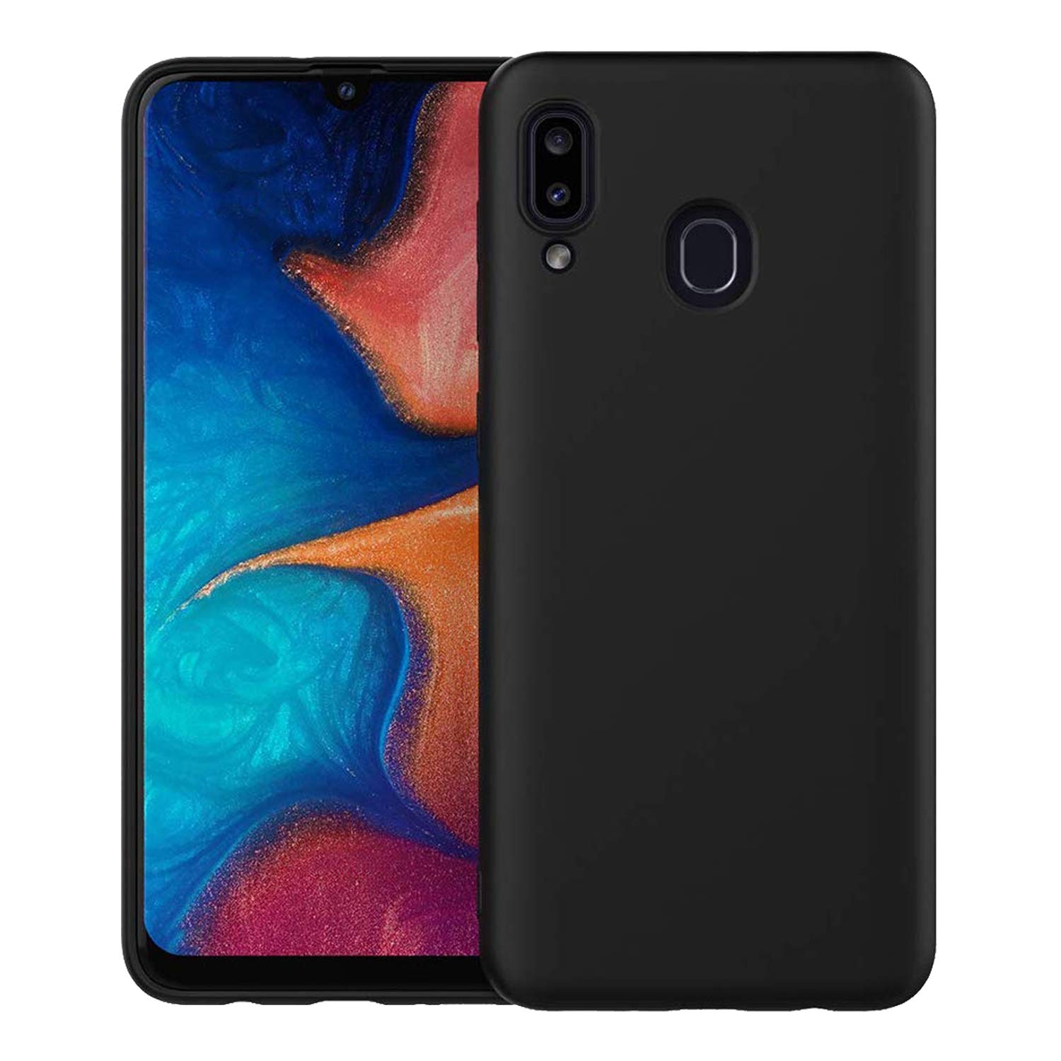 Silicone Case for Samsung Galaxy A20 / A30 - Camera Protective Flexible Phone Back Cover