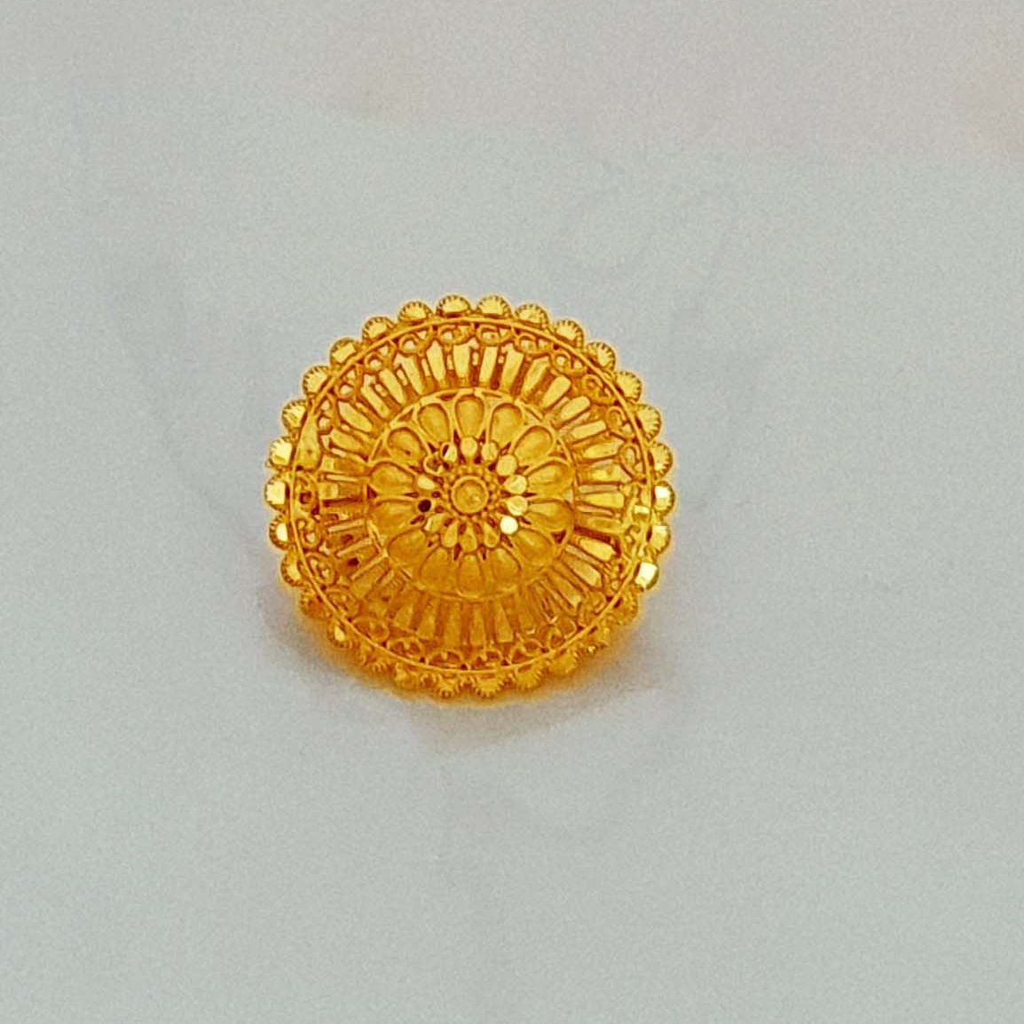 Gold Plated Adjustable Ring Design | Free Size Ring Adjustable Authi Designs Finger Ring Sada Ring Sada Authi Simple Ring For Finger Adjustable Ring Round Ring Gold Looks Ring Gold Design Ring Partywear Ring Bridal Ring Engagement Ring Wedding Ring