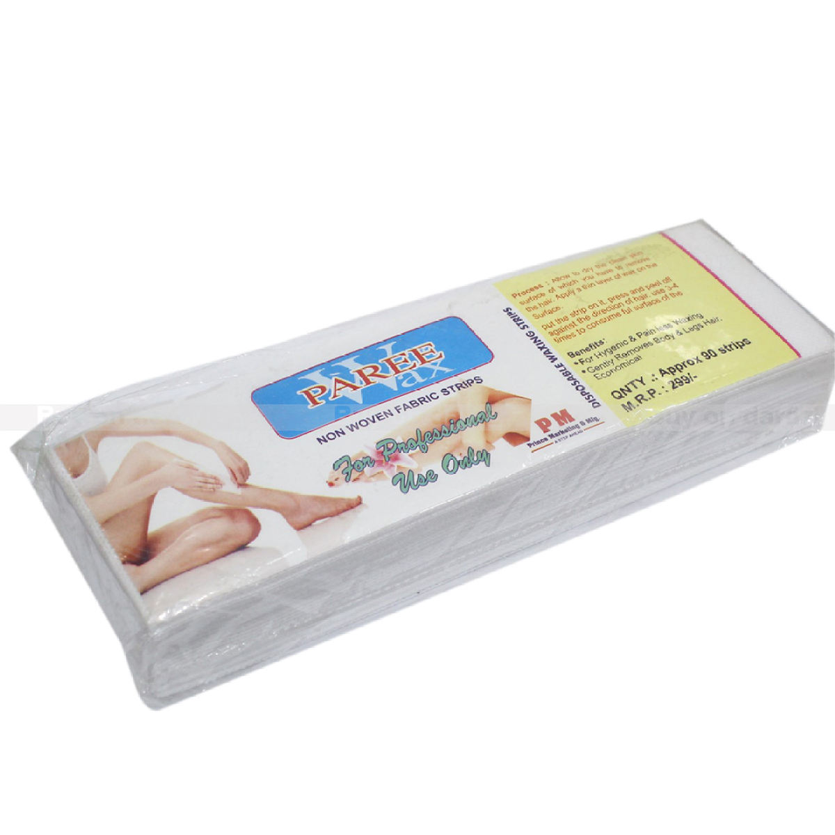 Combo of 2 Body Hair Removal Wax Papers Strips 90 Pcs