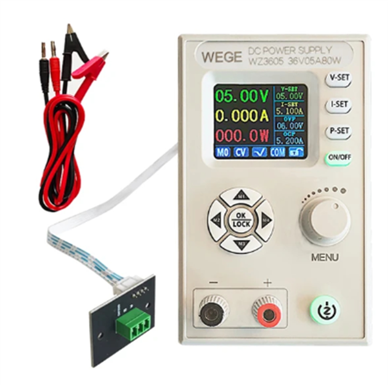 WZ3605 Anti-Backflow Adjustable Digital Control DC Power Supply Buck-Boost Charging Module Constant Voltage 36V Durable Easy Install Easy to Use