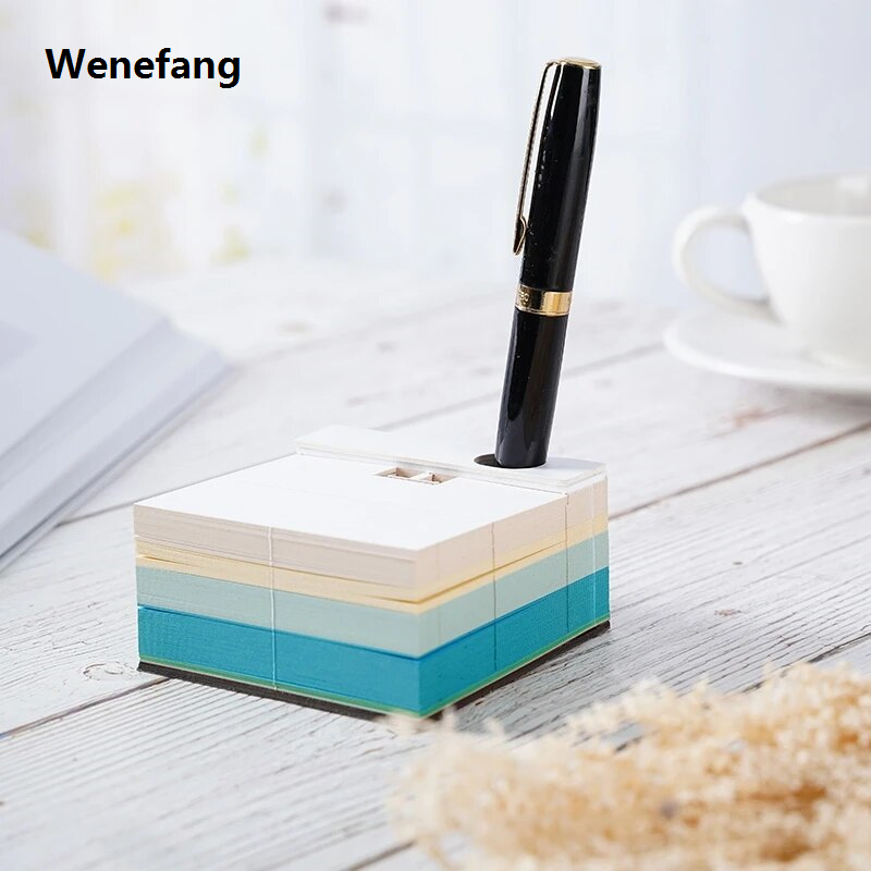 Wenefang Creative Multi-function Memo Pad Notepad 3D Model Castle Note 3D Sales promotion Art Hary Custom Block Note Friend Gift Office School Tool 2023