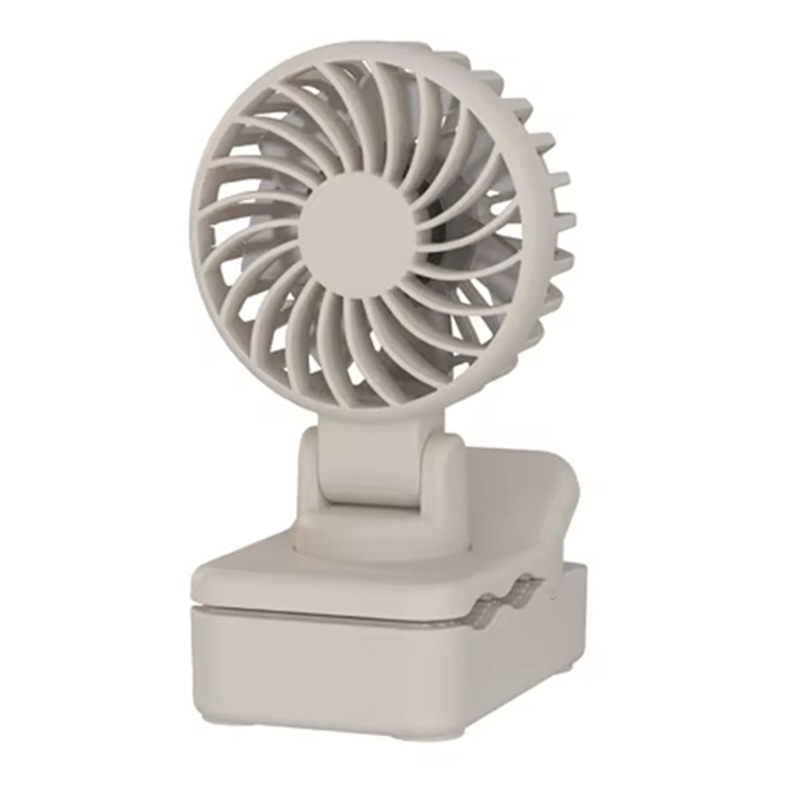 Rechargeable Cooling Fan Portable Mini Clip Fan Air Cooler with Adjustable Speeds