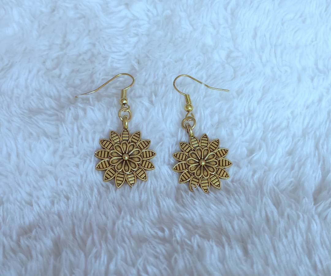 Oxidized Drop/Hook Earring For Women