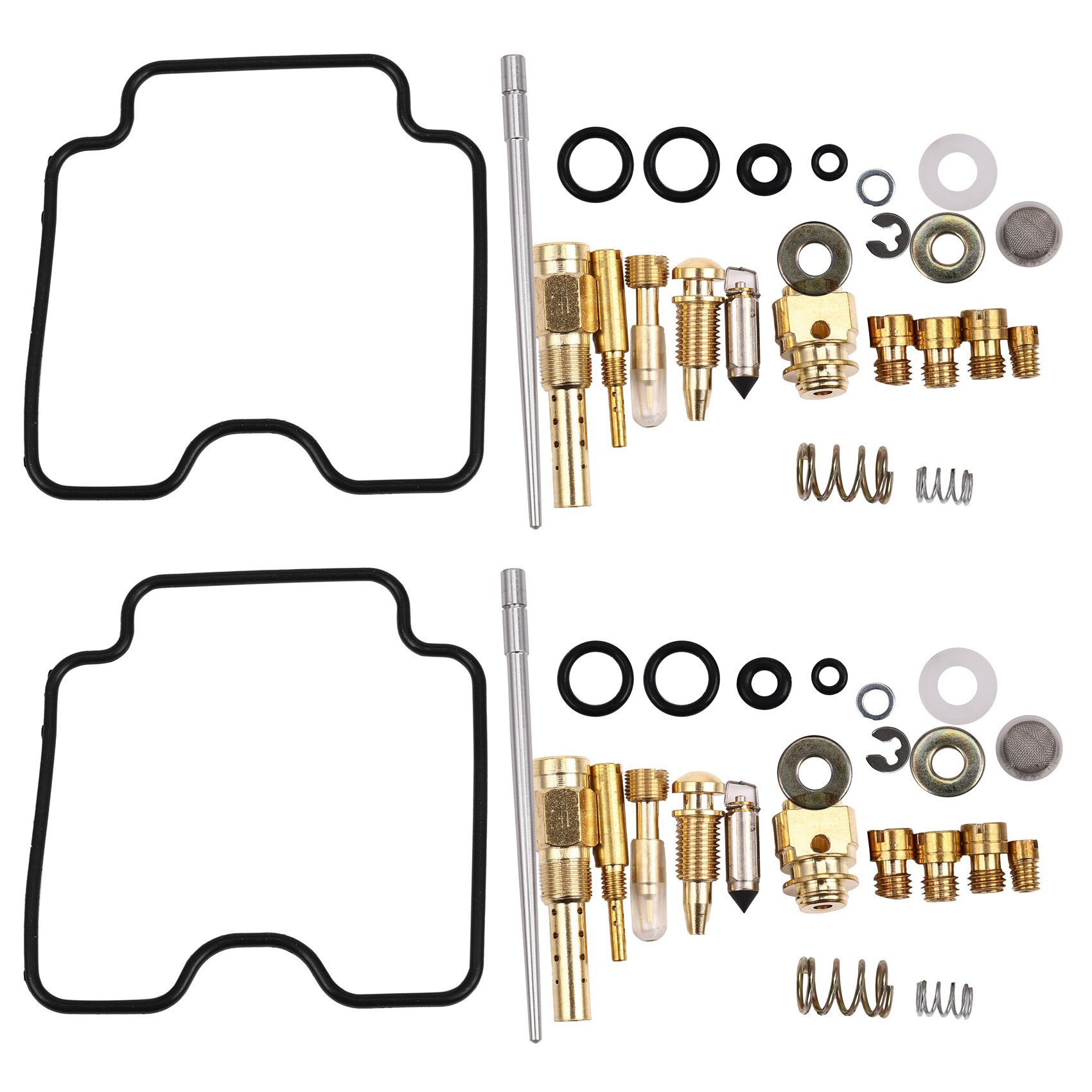 fasdaga 2X Carburetor Rebuild Kit for LTZ400 2003-2008 400 Z400 Motorcycle Carburetor Repair Kit Parts