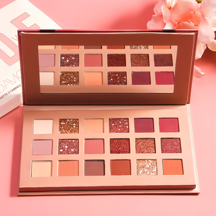 18-Color Matte Eyeshadow Palette - Waterproof, Long-Lasting Formula with Vibrant Shimmer Pigments for a Bold, Beautiful All-Day Look - Perfect for Every Occasion - 1 Piece