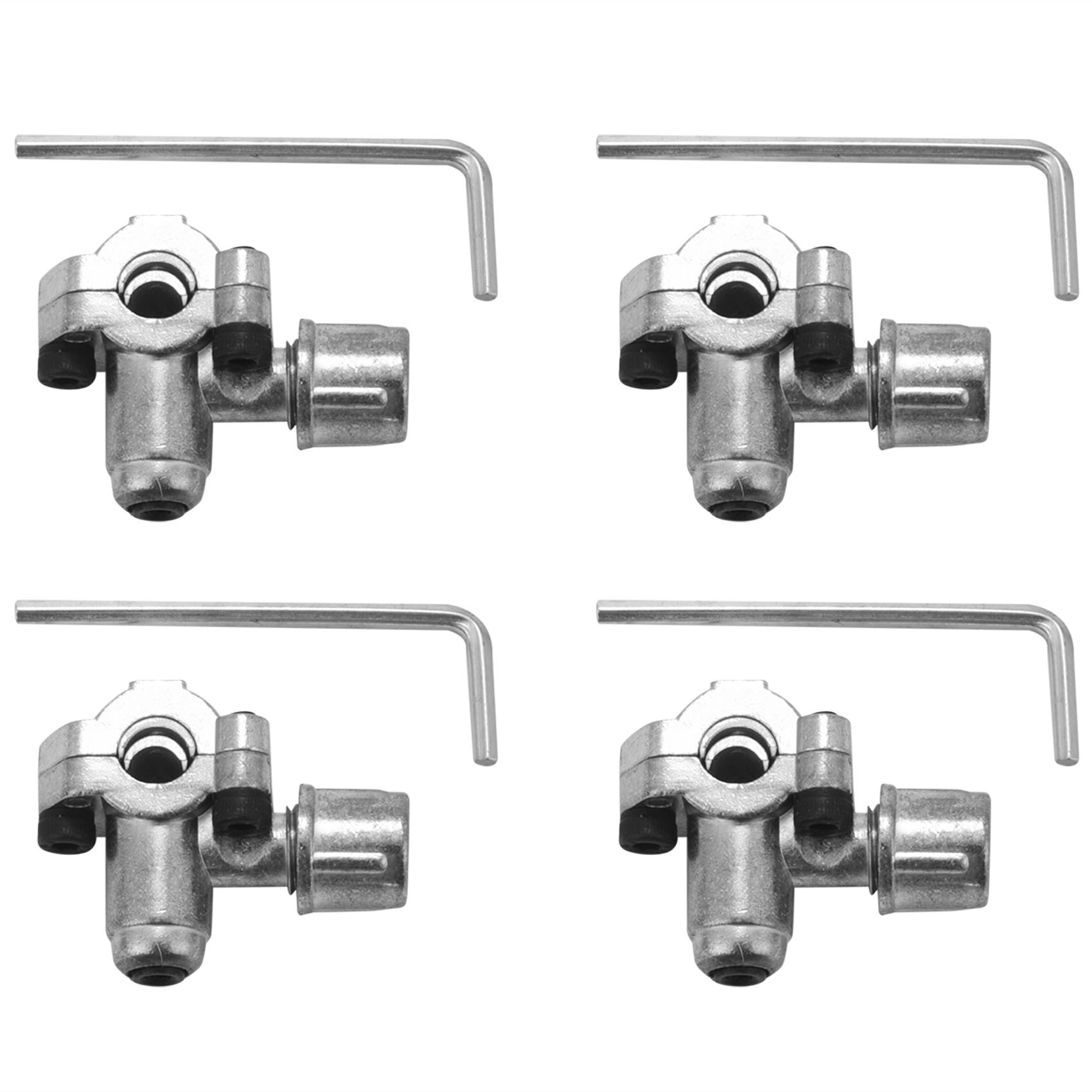 NAMUNY 4 Pack BPV-31 Piercing Valve Line Tap Valve Kits Adjustable for Air Conditioners HVAC 1/4 Inch,5/16 Inch,3/8 Inch Tubing