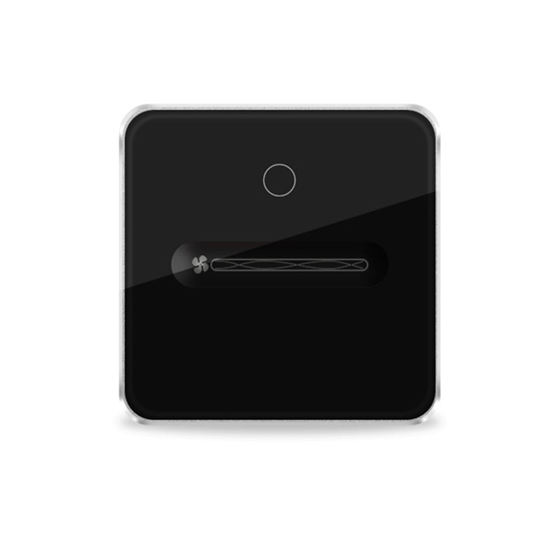 Zigbee Smart Fan and Light Control Switch 1 Gang Touch with Slider for Tuya APP Compatibility A