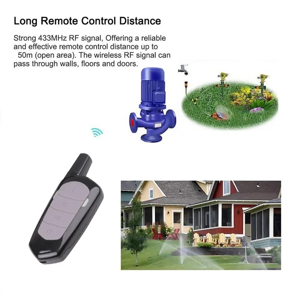 NEW Automatic Electric Gate Door Opener Remote Control Garage 433mhz 92mhz 433 92mhz Rolling Code Clone Access Portal TV Accessible