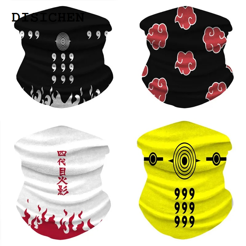 DISICHEN Fashion 1PC Anime Cycling Scarf Fishing Bandana Headband Hiking Scarf Sun Protection Outdoor Sprots Face Mask Ninja Veil Rayon
