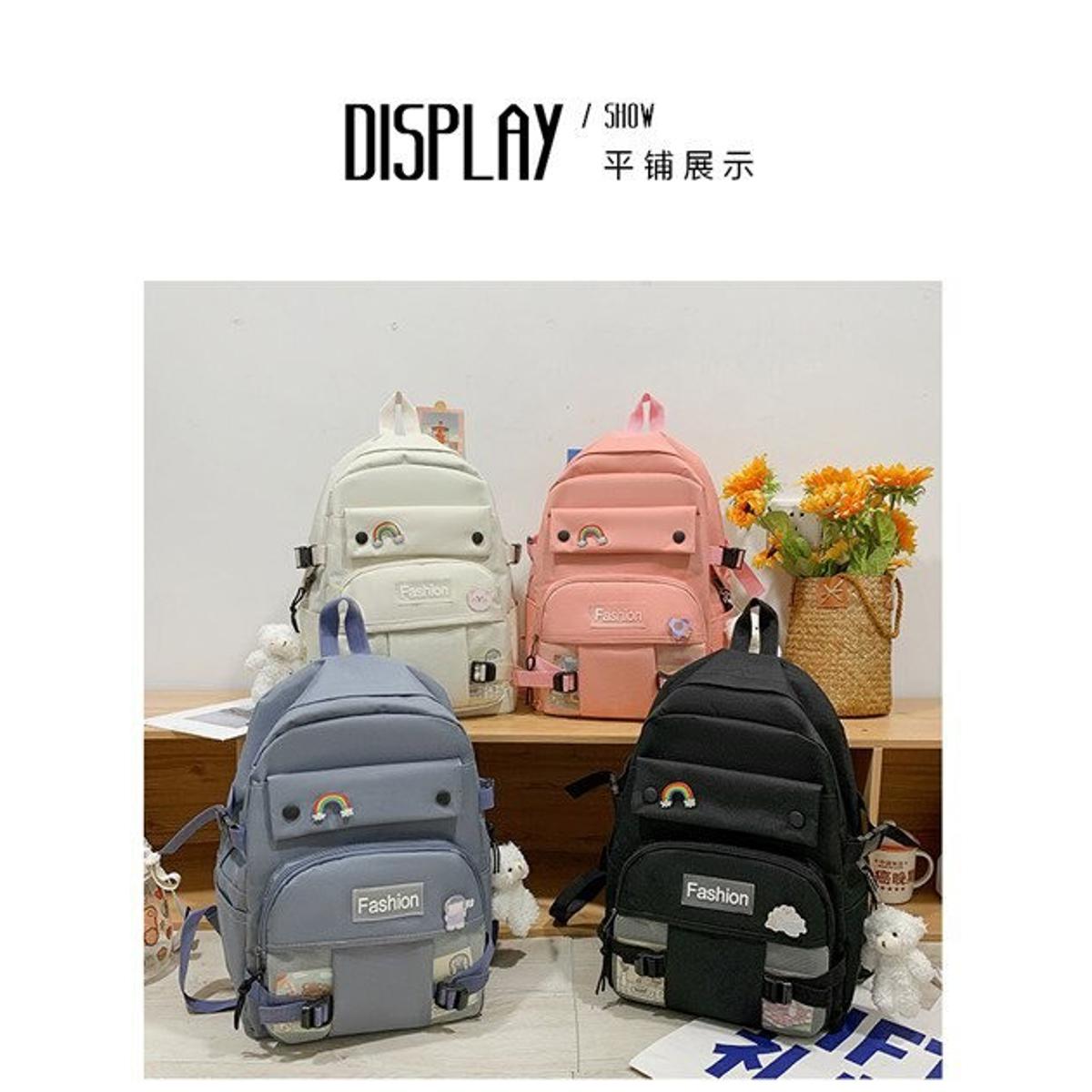 School Bags for Teenage Girls 2021Travel Backbag Women Bookbag Teen Student Schoolbag Fashion Satchel