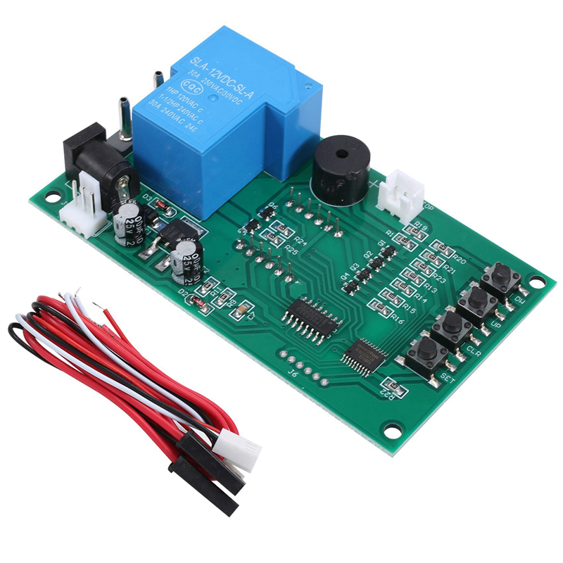 fasdaga 5X Four Digits Time Control Minute Timer Board Arcade Game Coin Acceptor Selector Pump Water Washing Machine