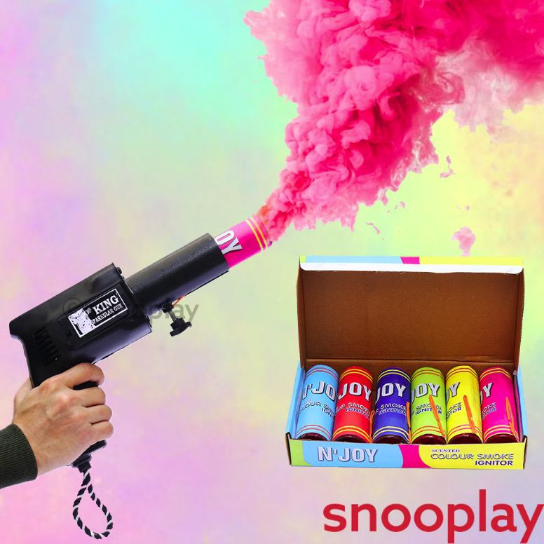 smoke colour with gun
