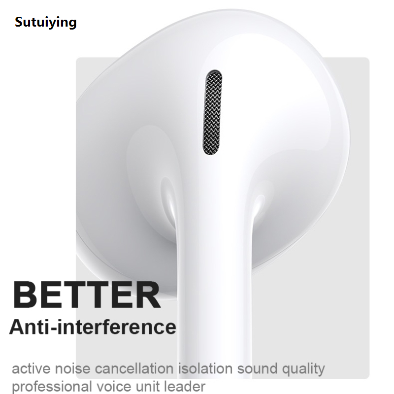 Sutuiying Original Type C Wired Earphones For Samsung Galaxy S25 S24 S23 S22 New S21 Ultra Plus 3.5mm In-ear Earbuds HD Microphone Headphones