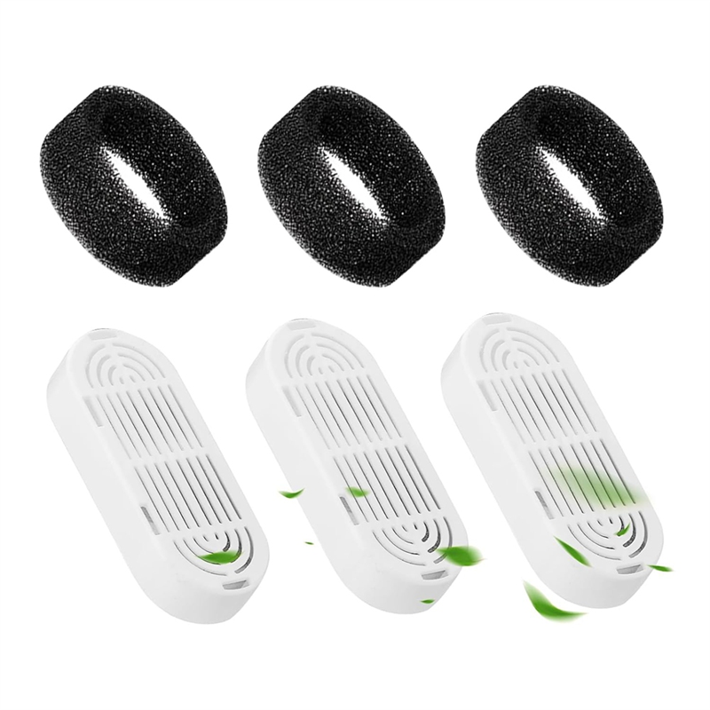 NAMUNY 8Pcs Cat Water Fountain Filters Dog Fountain Filter Replacement for 67Oz/2L Pet Water Fountain Stainless Steel