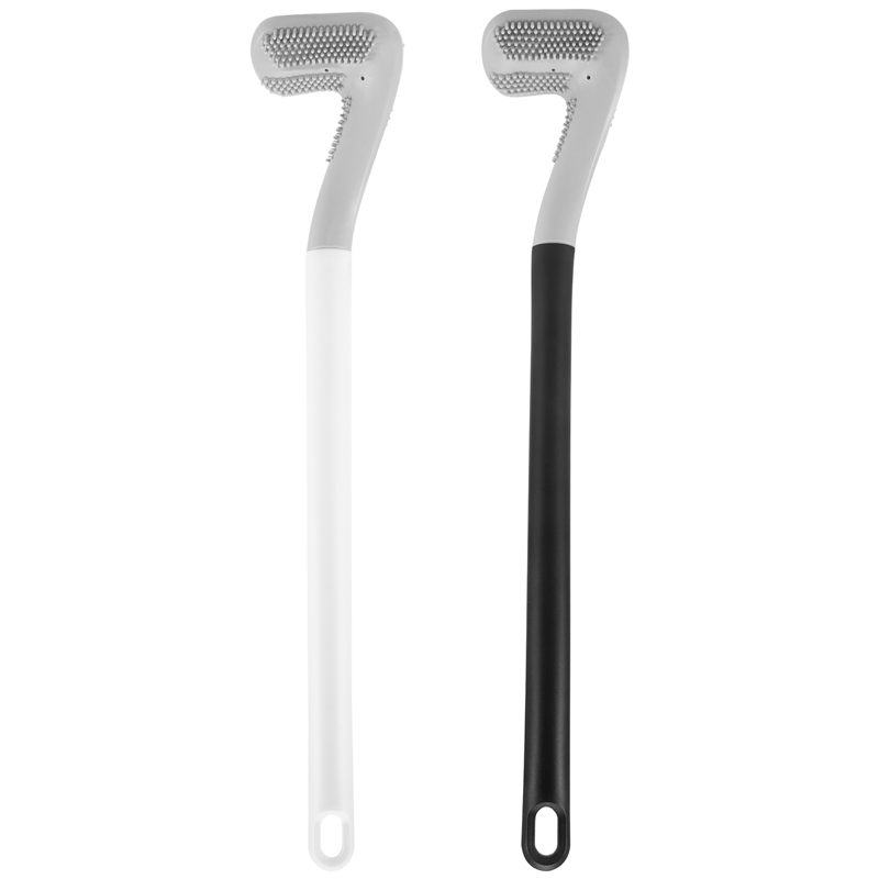 2 Pcs Toilet Brush No Dead Ends Household Toilet Cleaning Brush