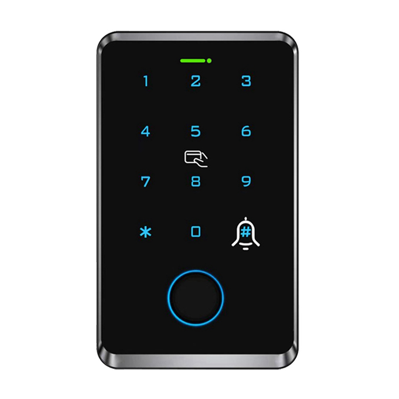 NCANRUI Tuya Wifi Fingerprint Access Control Keypad Outdoor Remote Door Opener Master Card App Temporary Password Interlock