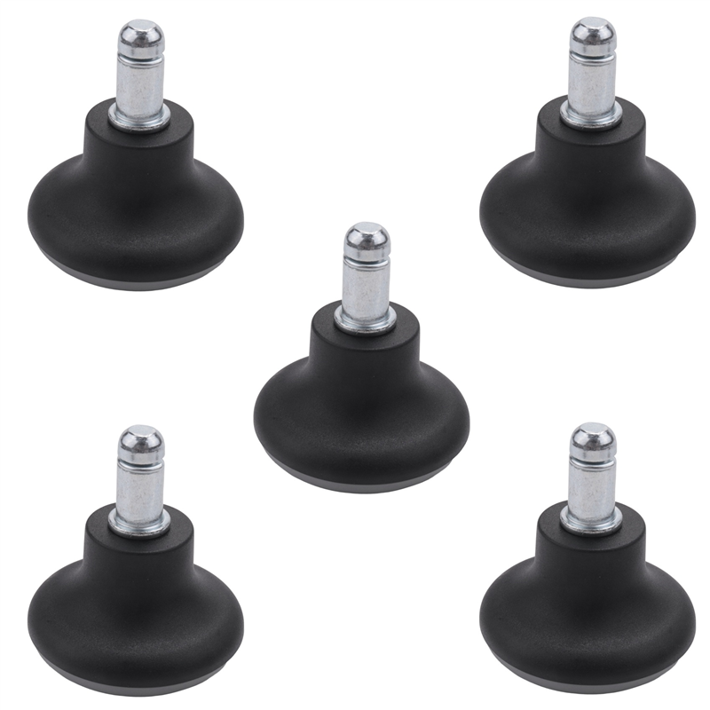5Pcs Office Chair Swivel Caster Wheels, 2 Inch Stool Bell Glides
