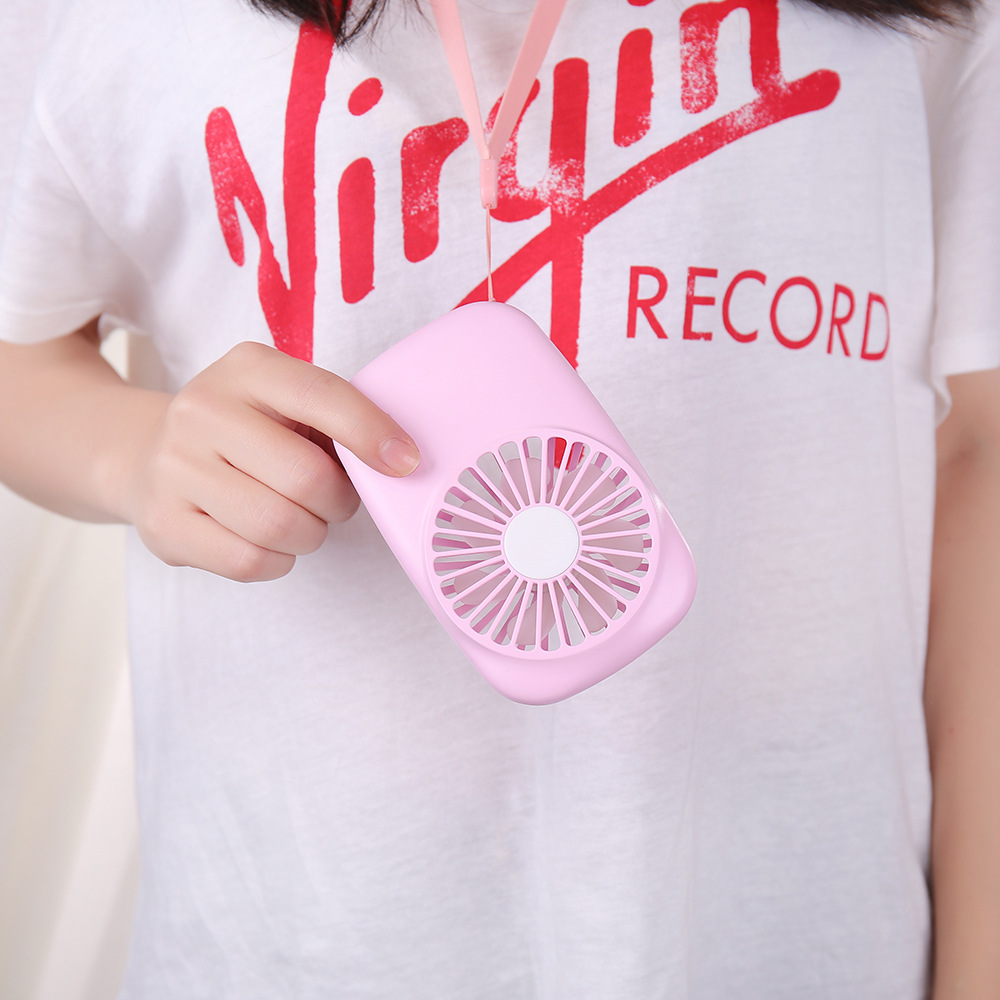New Slim USB Rechargeable Student Pocket Portable Metro Bus Handheld Silent Camera Mini Small Fan