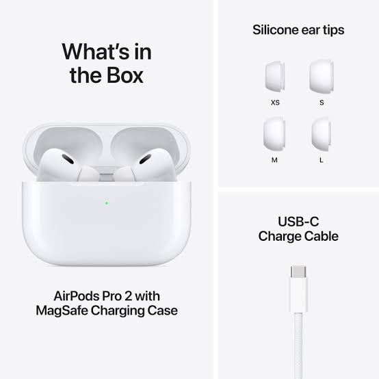 Bizzy AirPods Pro 2 Enhanced Sound, Comfort Convenience - White
