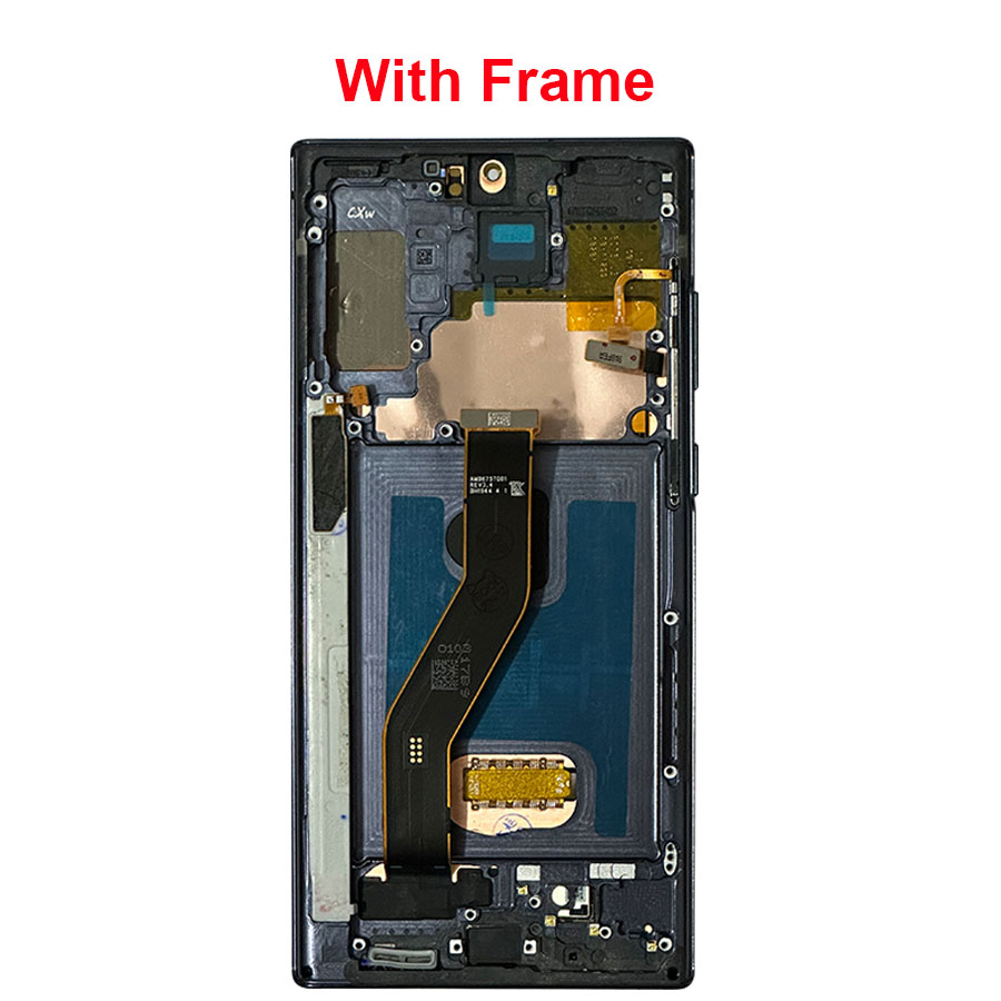 HOT For Amoled Note 10 Plus Screen for Samsung Galaxy Note10+ N975F Lcd Display Touch Screen with Frame Support S Pen Fingerprints