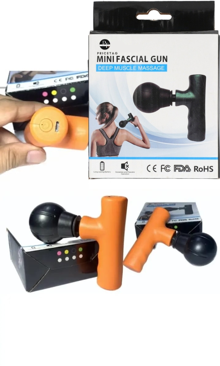 New style Suitable for Gym Massager－Mini Head Your Fascia Massager Mini Facial Massager－Rechargeable Fan Deep Muscle Press & Facial Massager |