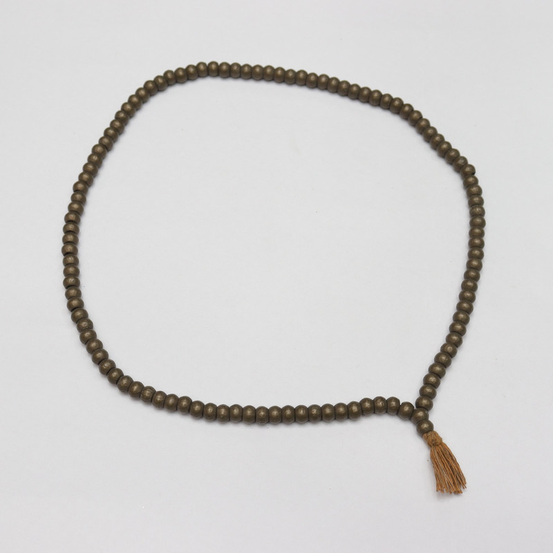 Grey Metal Pray Beads Mala One Size
