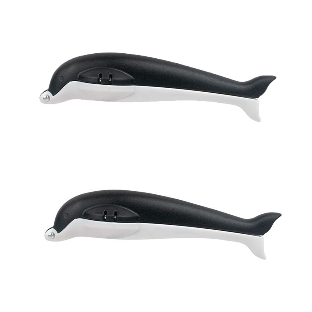 2 Pcs Easy To Use 2 Colours Nut Crackers Durable Dolphin Shape Nut Cracker Stainless Steel Nutcracker Tool Kitchen