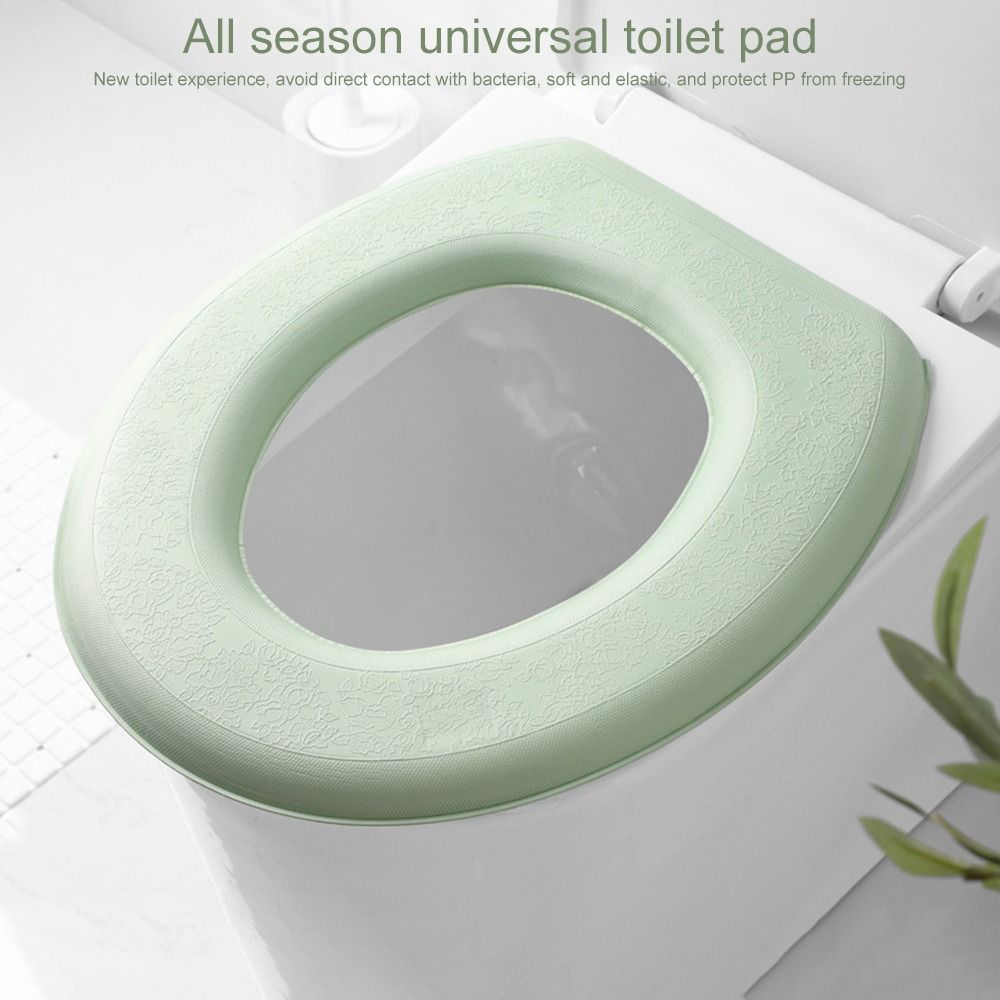 Silicone Reusable Waterproof Seat Cushion Bathroom Accessories Toilet Seat Pad Toilet Seat Cushion Toilet Washer