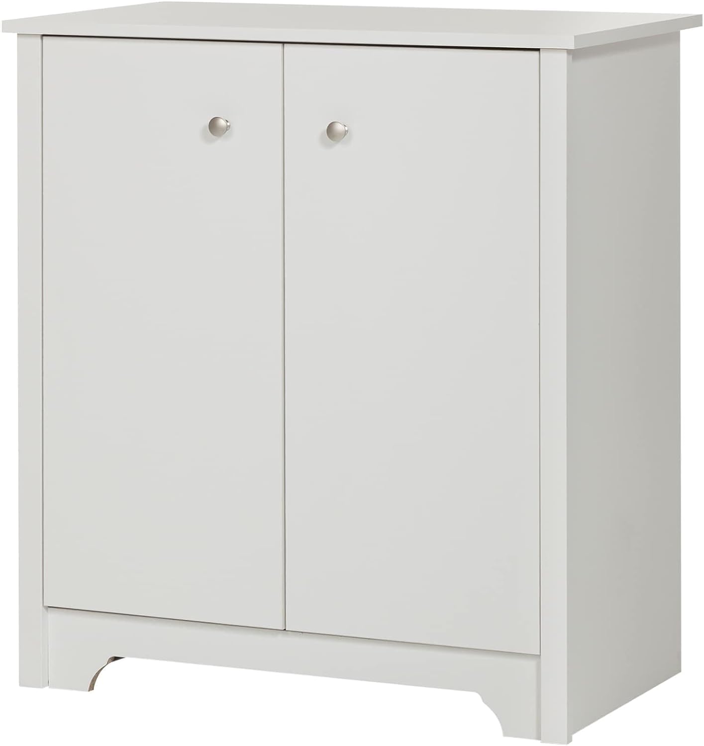 Kamakhya decor small 2-door storage cabinet for home , office uses -in black and white