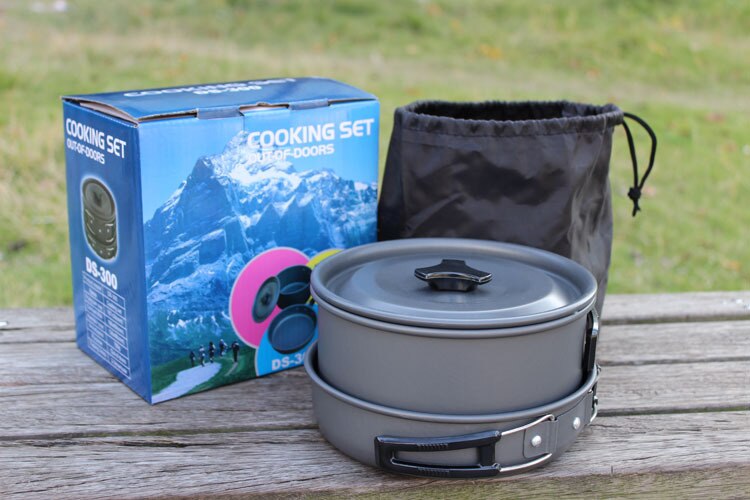 Outdoor Camping Cooking Set Cookware Set DS-300 For 2-3 person