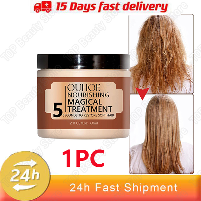 5 Seconds Hair Mask Magical Professional Keratin Treatment Collagen Smoothing Shiny Repair Damaged Frizz Oil Hair Care Products
