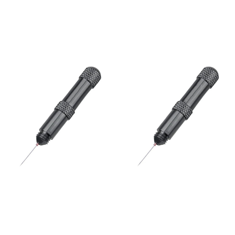 fasdaga 2X Mini Metal Glue Applicator Needle for Hobby, Craft, Model and Small Part Dispensing