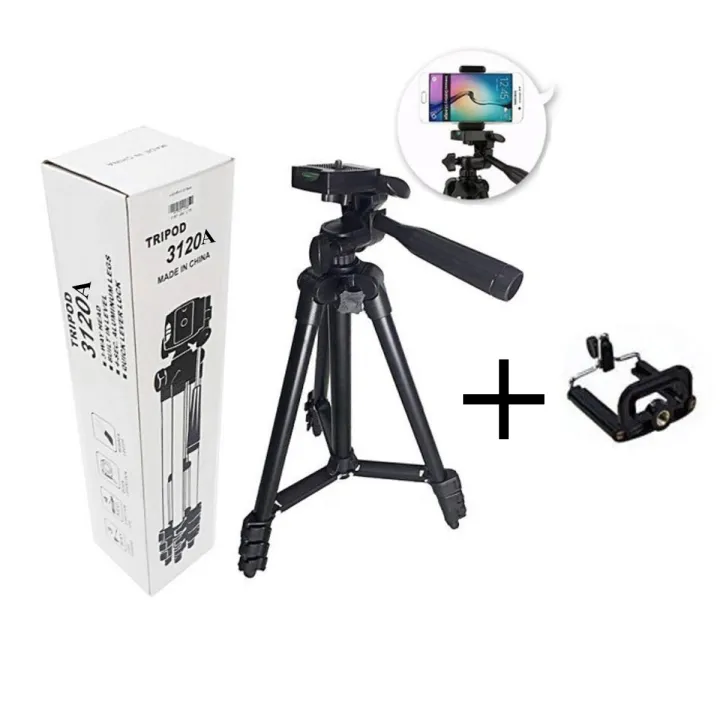 3120 Tripod | Lightweight & Portable Design Multifunctional Tripod